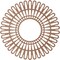 Ekena Millwork Cornelius Wood Fretwork Pierced Ceiling Medallion, Wood (Paint Grade), 20"OD x 7 1/2"ID x 3/8"T CMWP20X0375CRMF - alternate 5